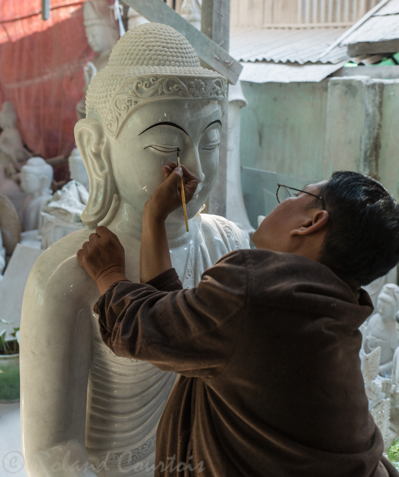 Atelier de sculptures de marbre