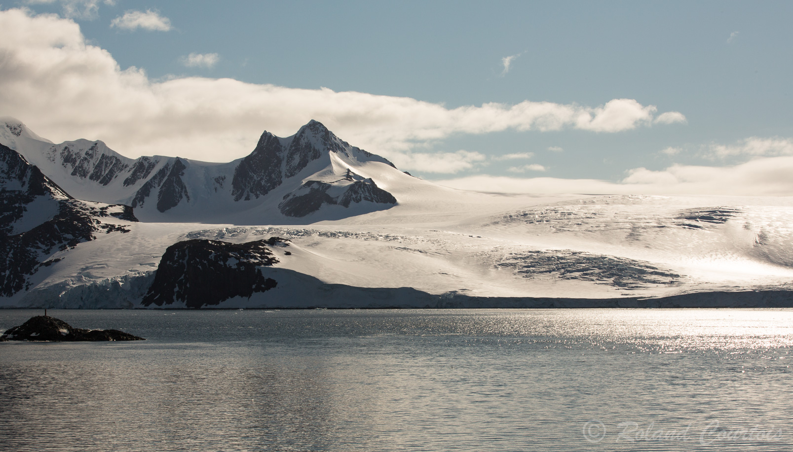 Baie Esperanza avec un magnifique glacier.