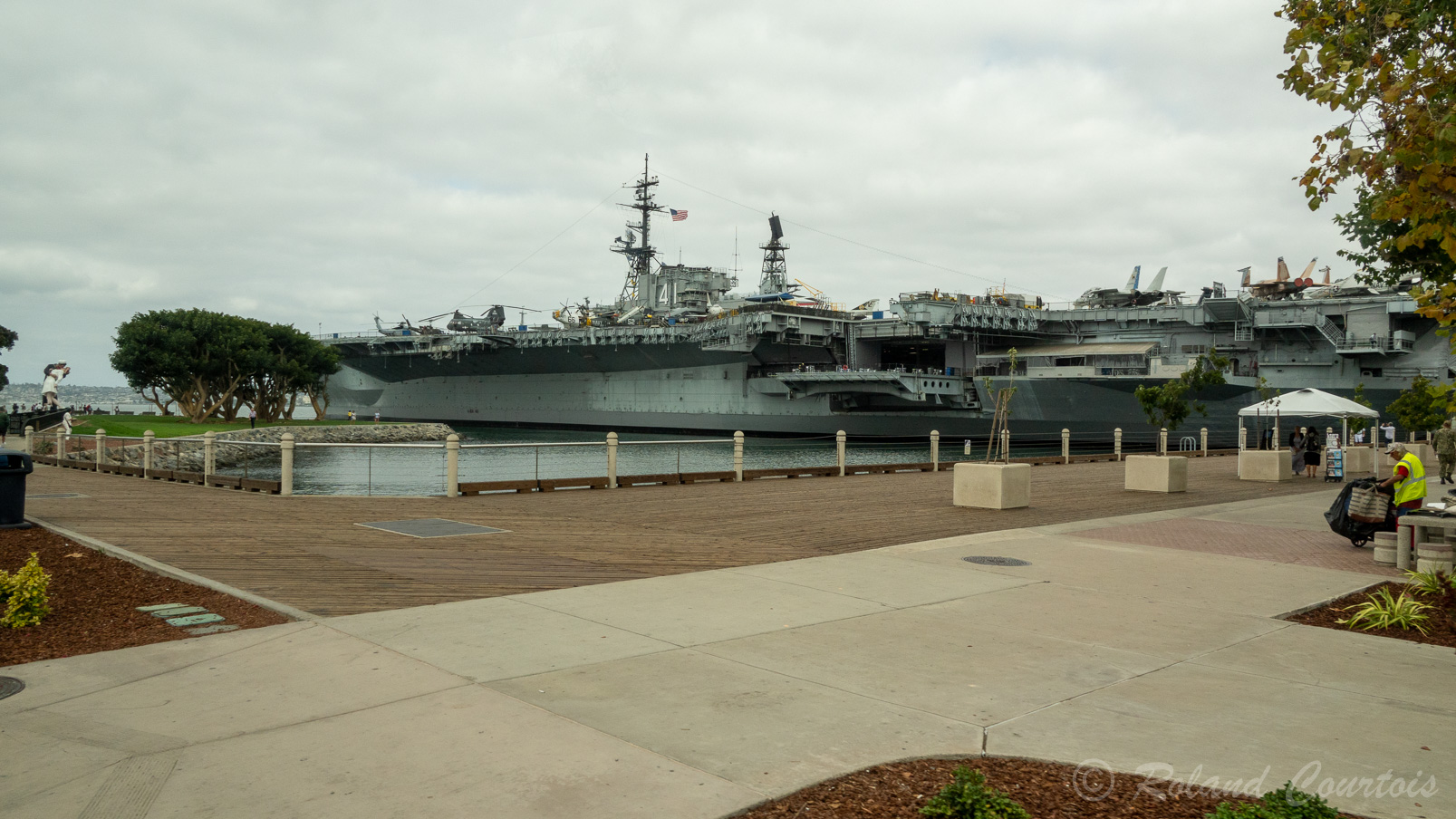 Le porte-avion USS Midway ne navigue plus et devenu un musée.