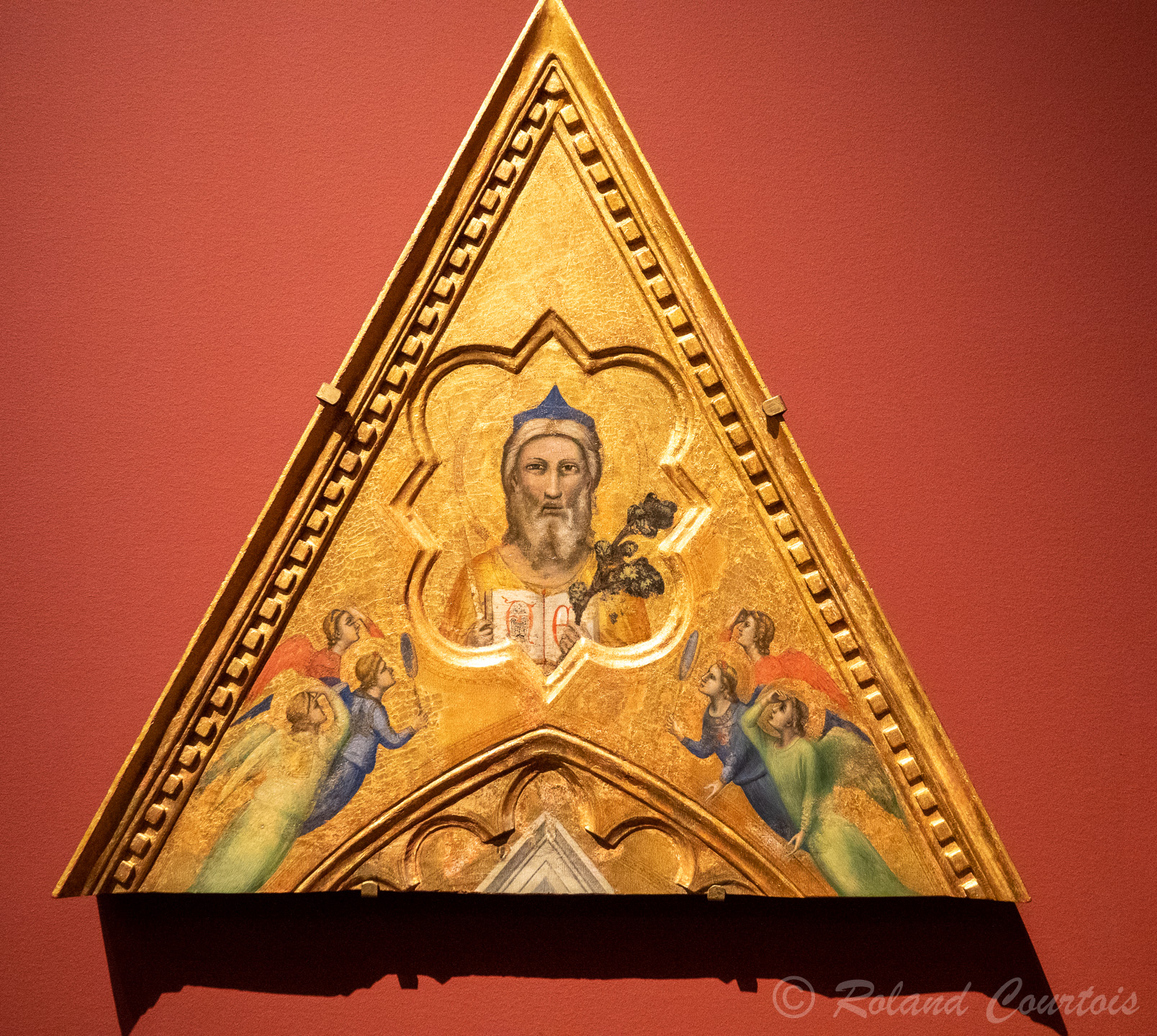 Giotto - Dieu le Père avec des anges. (1328)