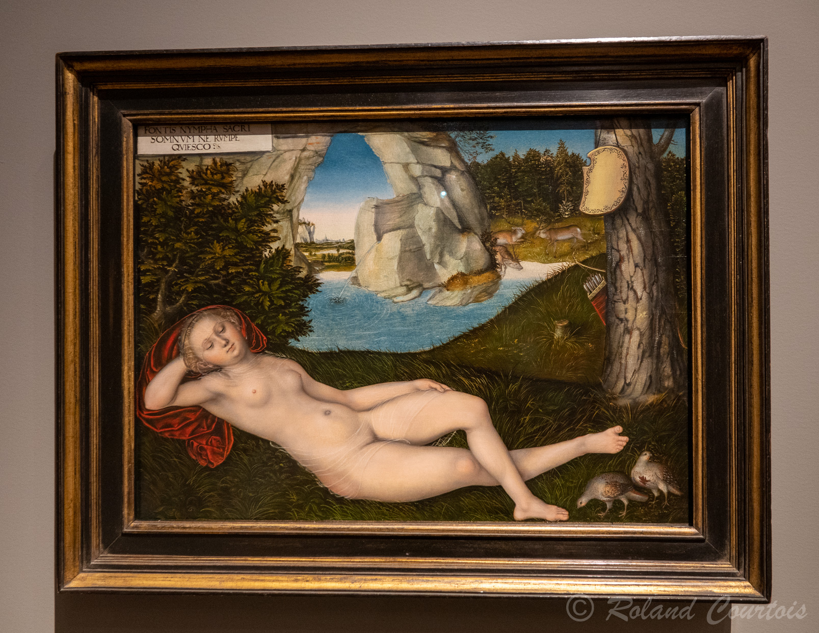 Lucas Cranach le Jeune - La nymphe de la fontaine (1540)