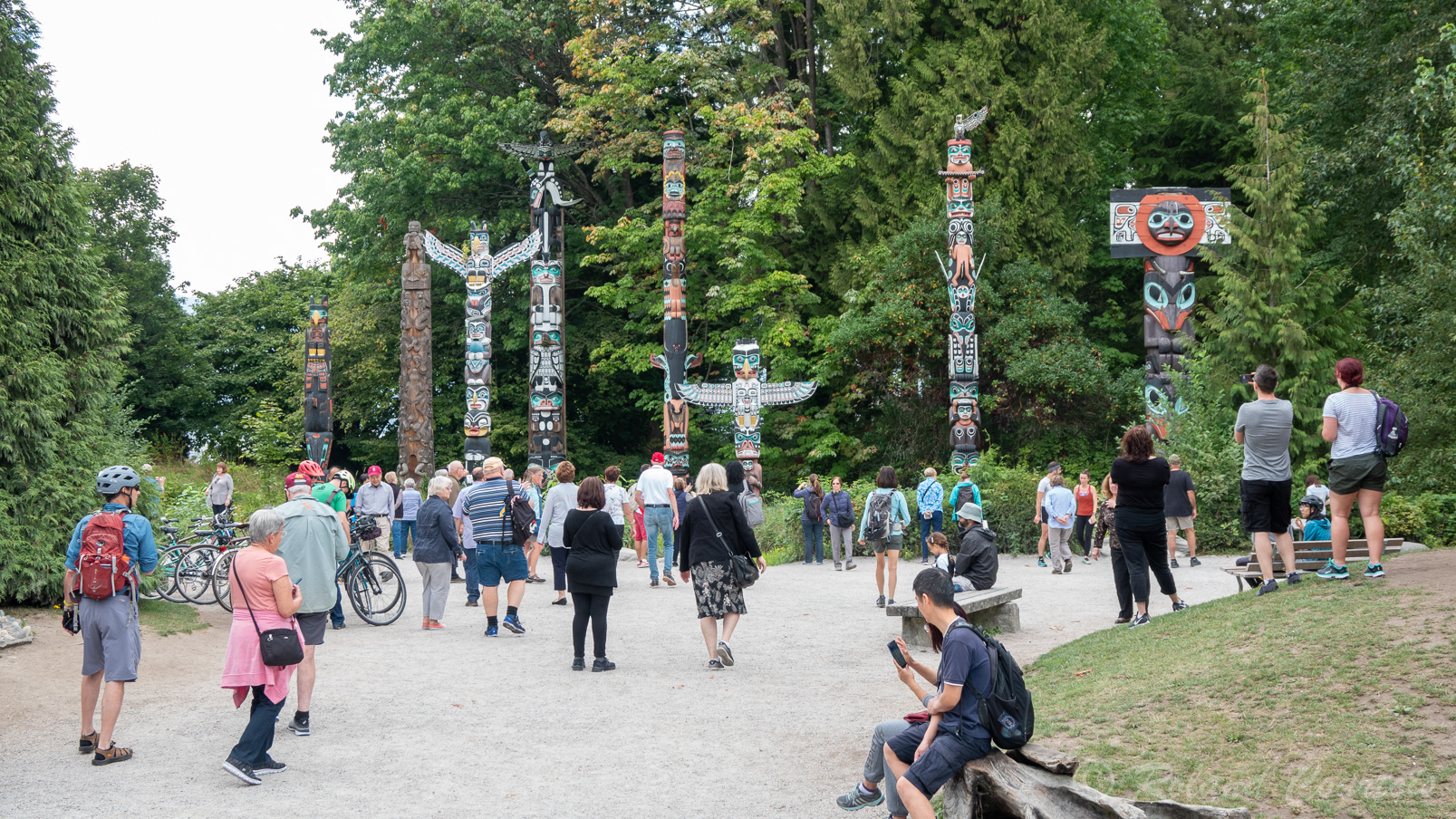 Stanley Park : Totems indiens