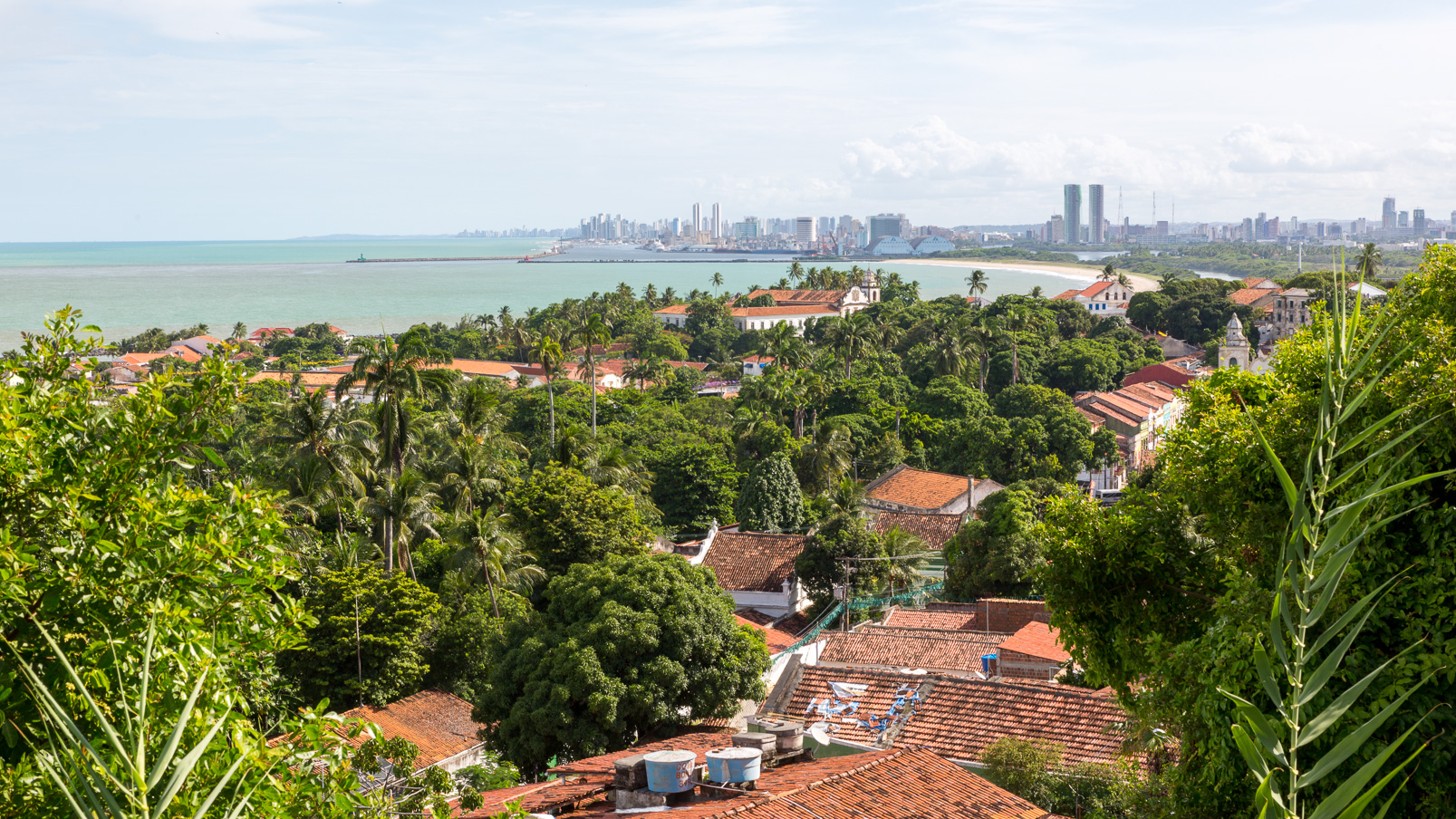 Recife, ville moderne à côté de Olinda.