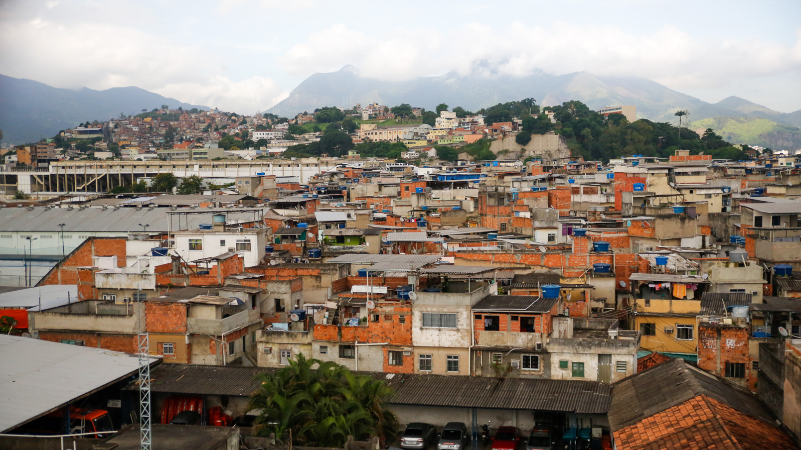 Les faubourgs de Rio de Janeiro.