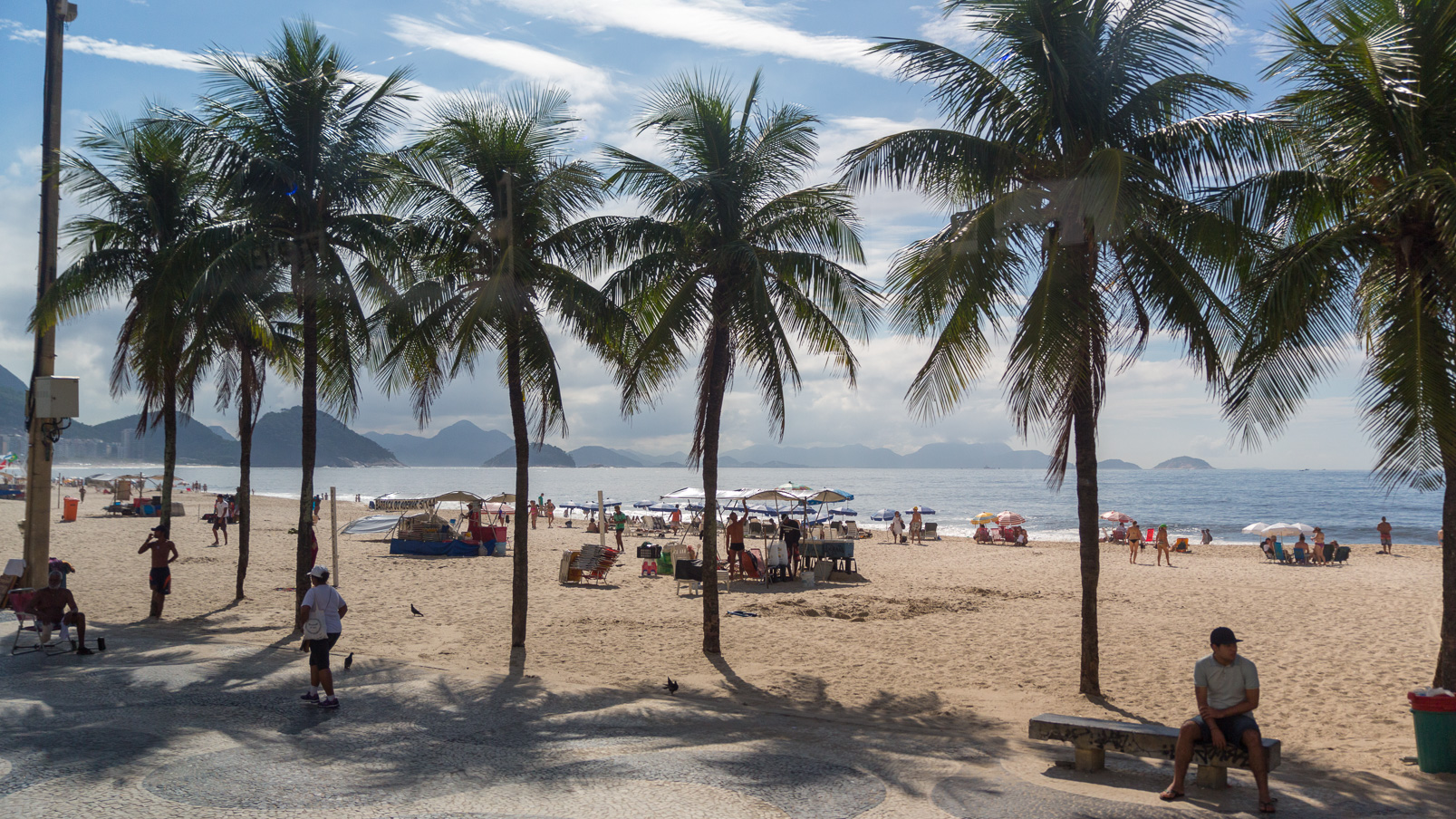 La plage de Copacabana.