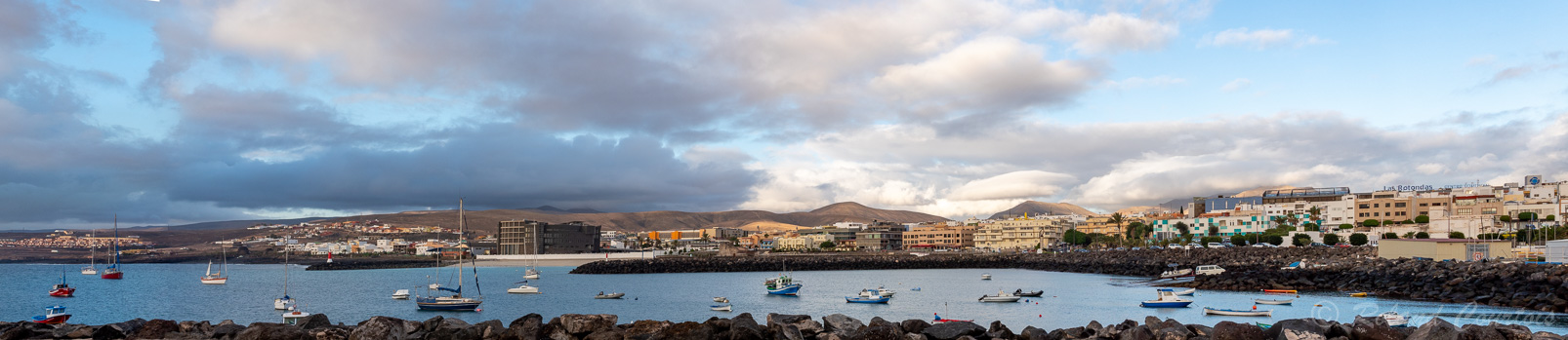 Puerto des Rosario sur l'Île de Fuerteventura.