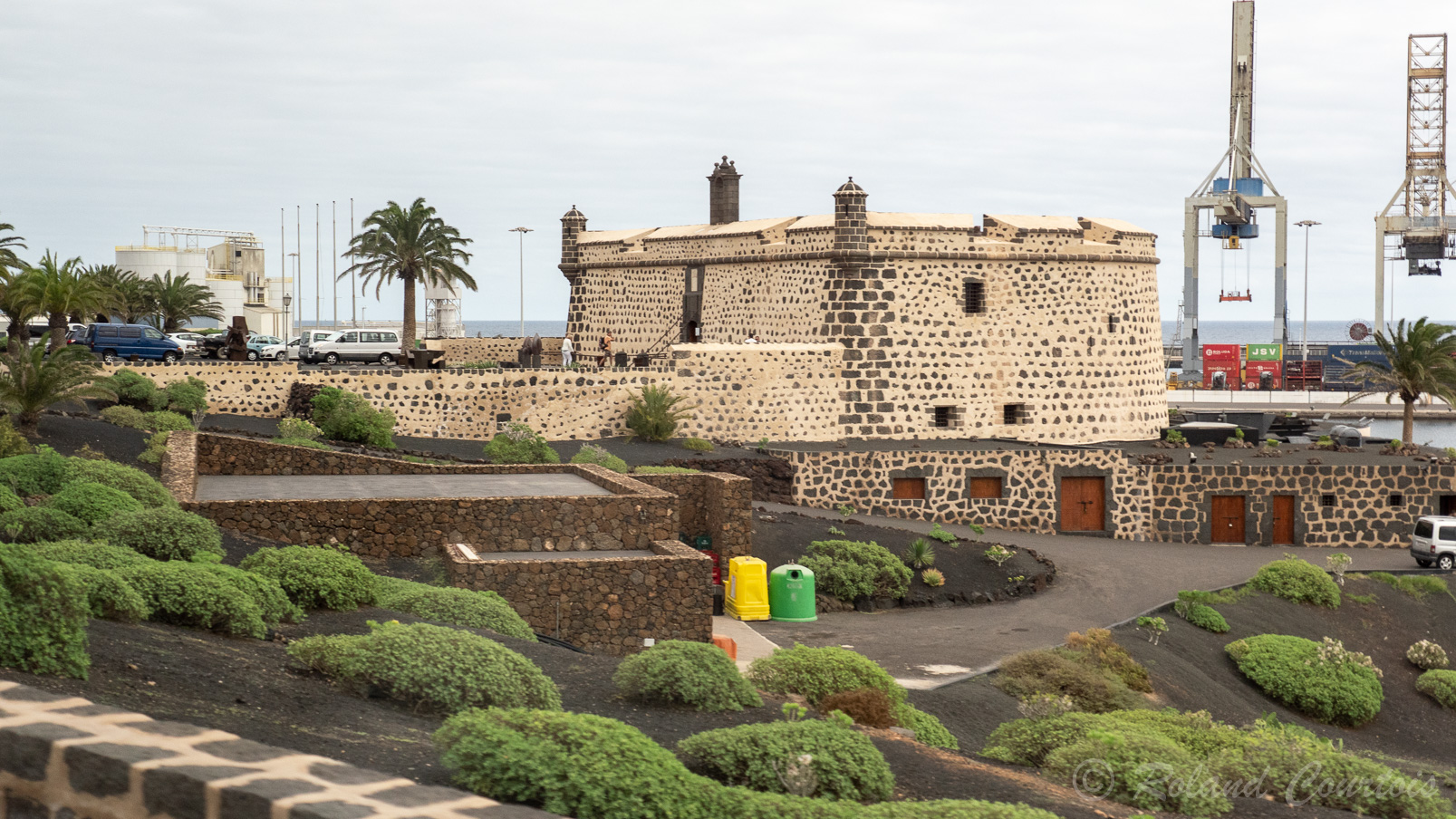 Châteu de San José, tout proche du port d'Arecife de Lanzarote.