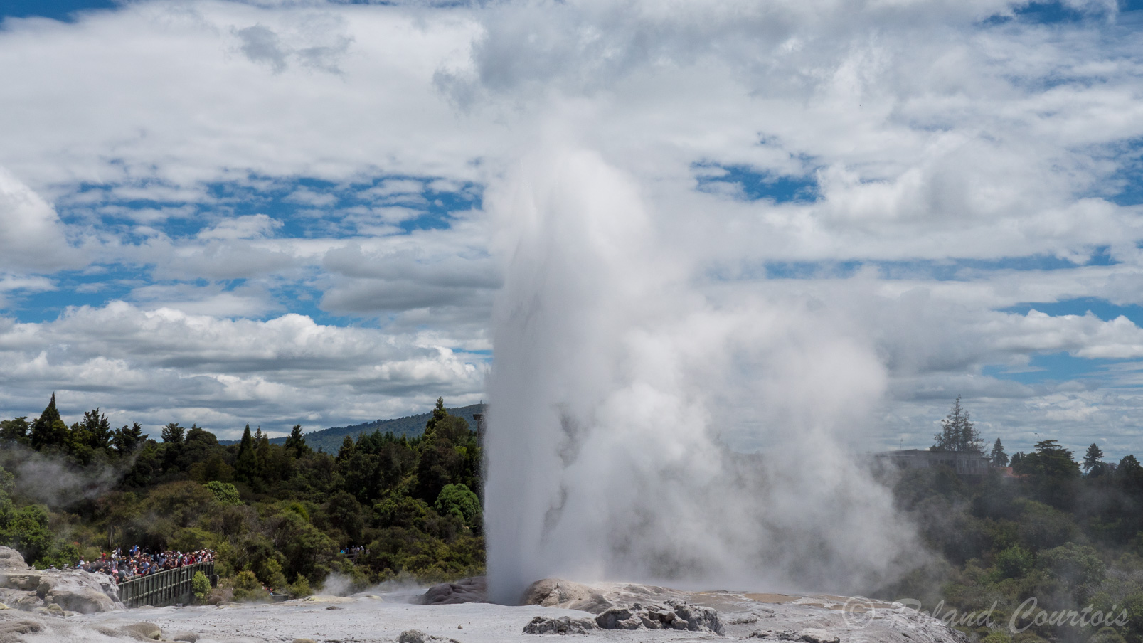 Le site de Te Puia. abrite le geyser de renommée internationale de Pohutu.