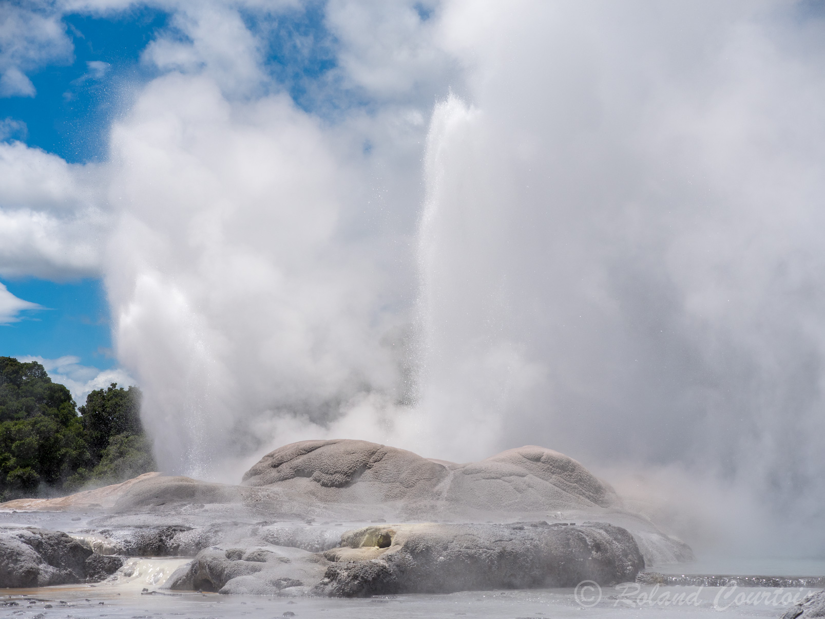 Le site de Te Puia. abrite le geyser de renommée internationale de Pohutu.