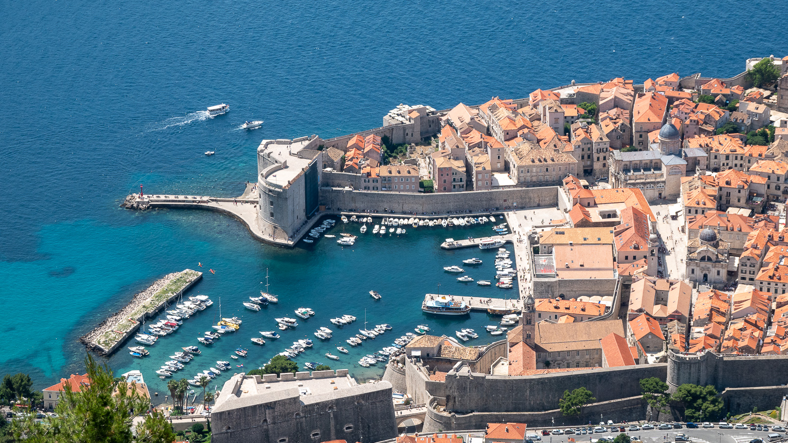 Le vieux port de Dubrovnik.