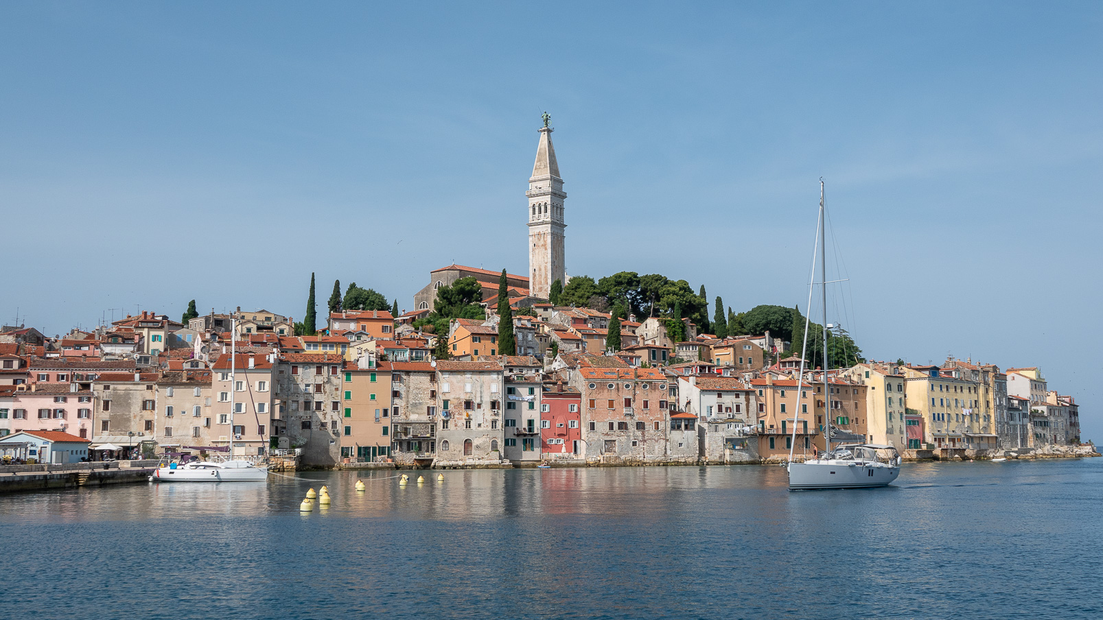 Escale à Rovinj, perle de l'Istrie.