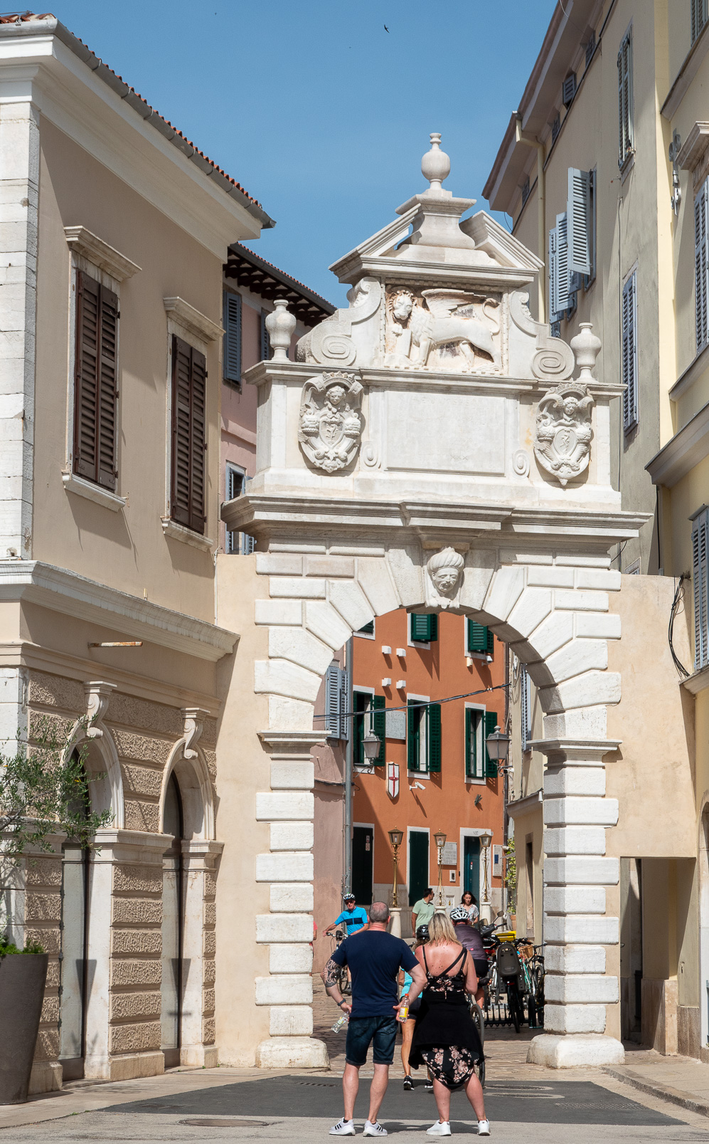 Arche Balbi , entrée dans la vieille ville de Rovinj.