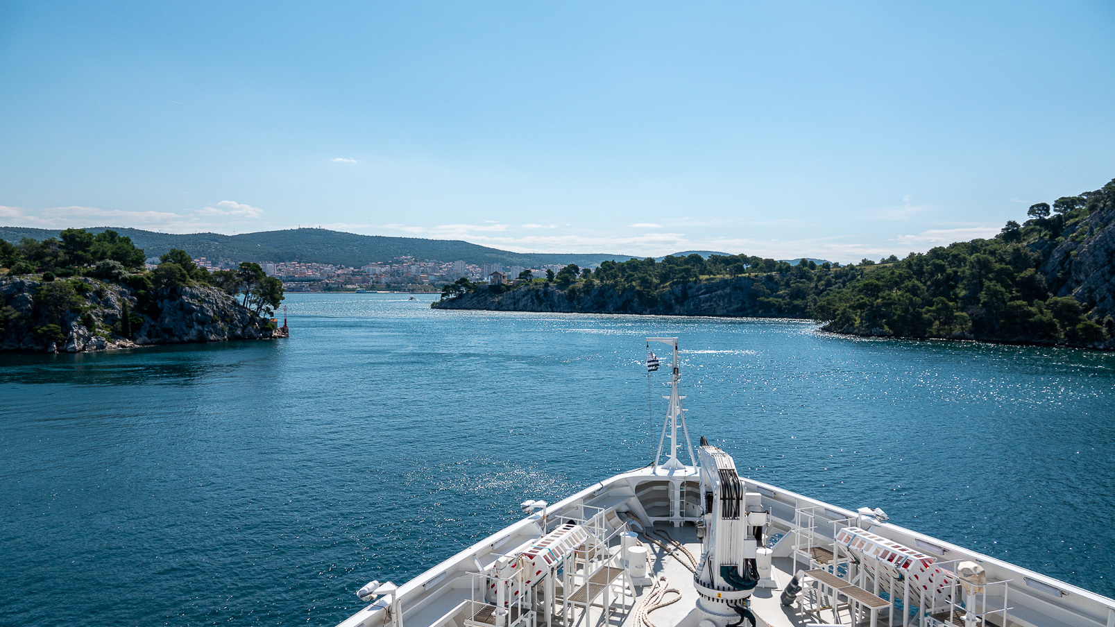 Entrée de la baie de Sibenik