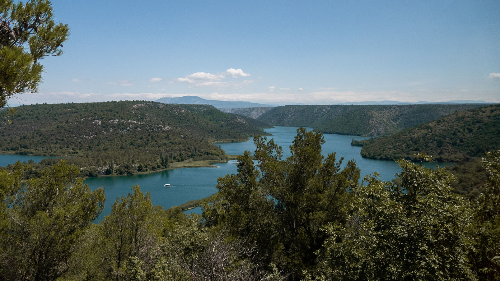 Parc national de Krka et son lac.