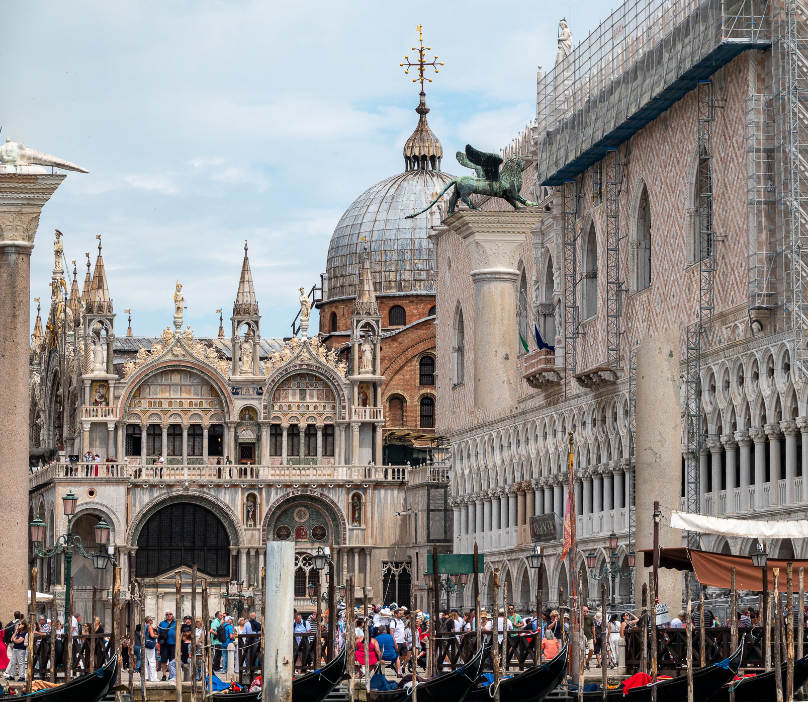 Le Palais des Doges. et la basilique San Marco..