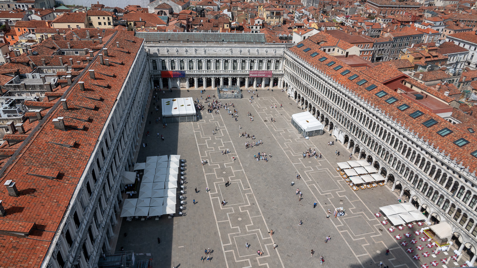 La Piazza San Marco, vue d'en haut